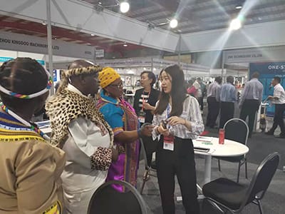 Exhibition in Johannesburg, South Africa