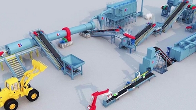 3D Animation of Briquette Production Line